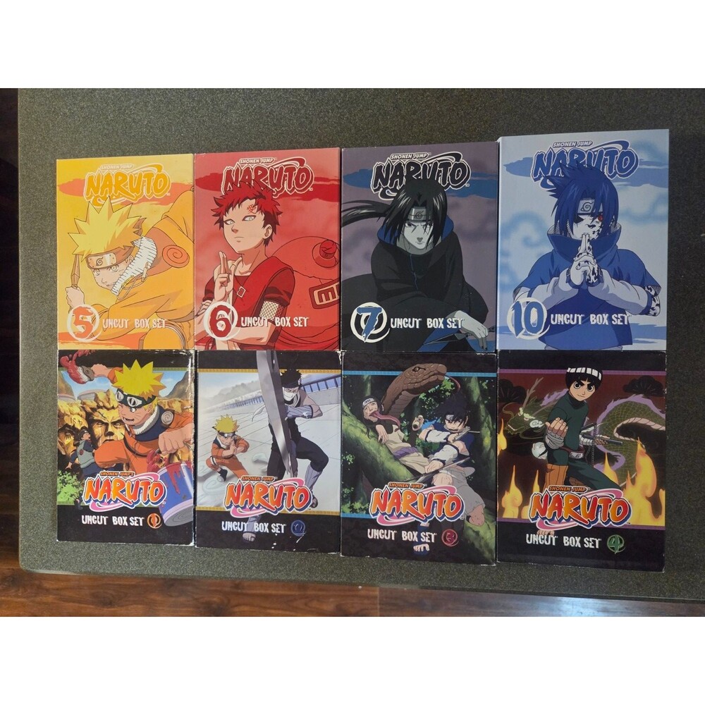NARURO SHONEN JUMP UNCUT BOX SET 1,2,3,4,5,6,7, & 10